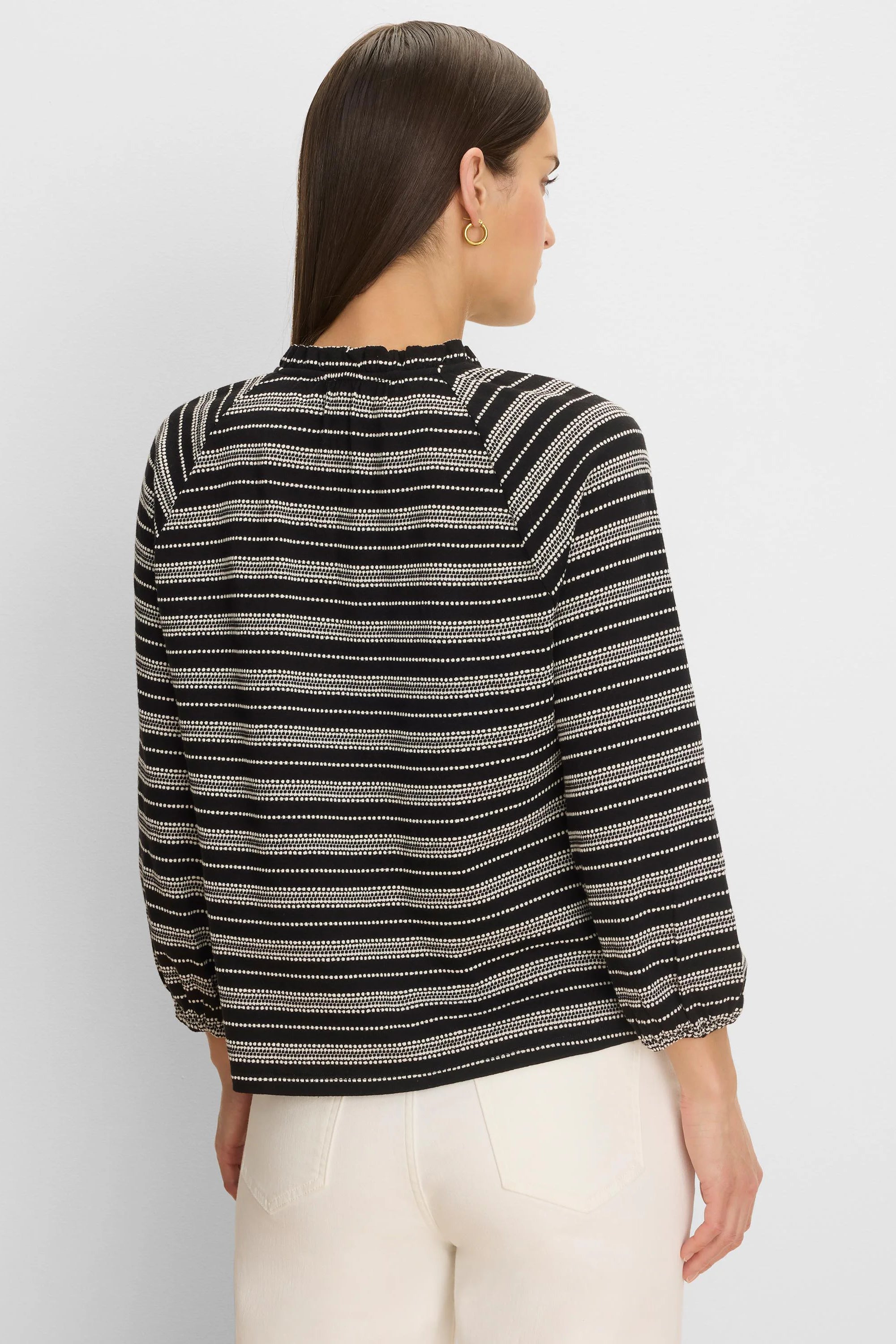 Dashing Stripe Knit Top in Blm