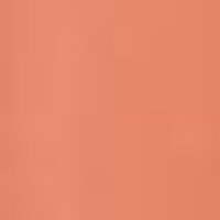 Smooth, matte persimmon orange.