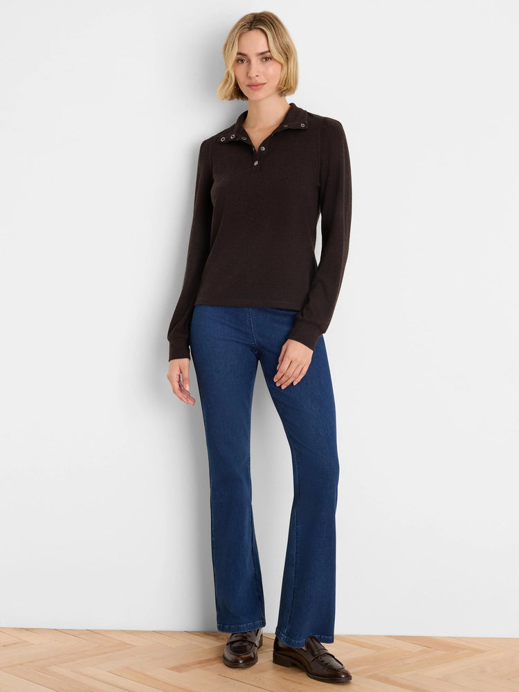 Nzt Cozy Puff Sleeve Tee in Jav