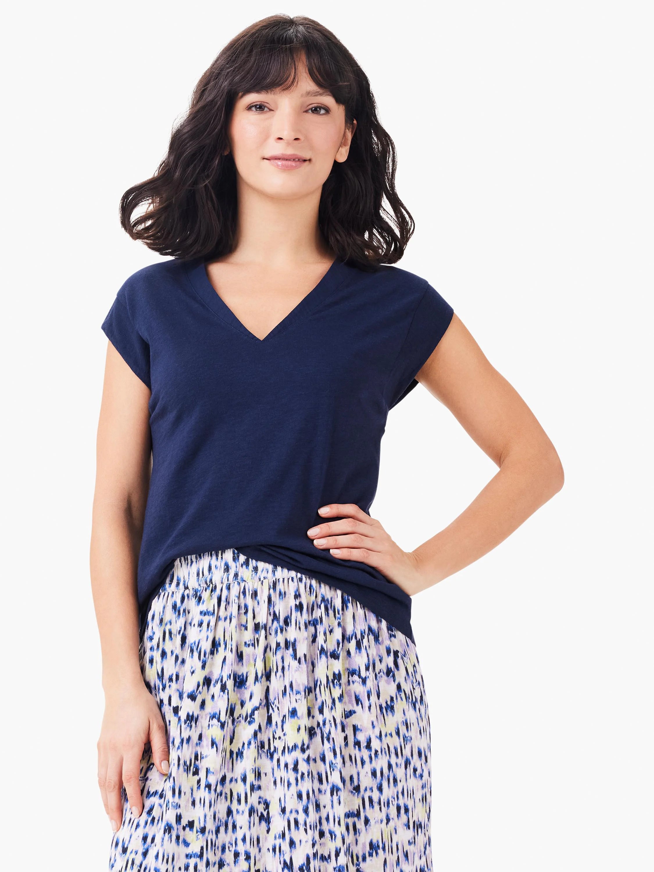 Nzt V-neck Tank in Did