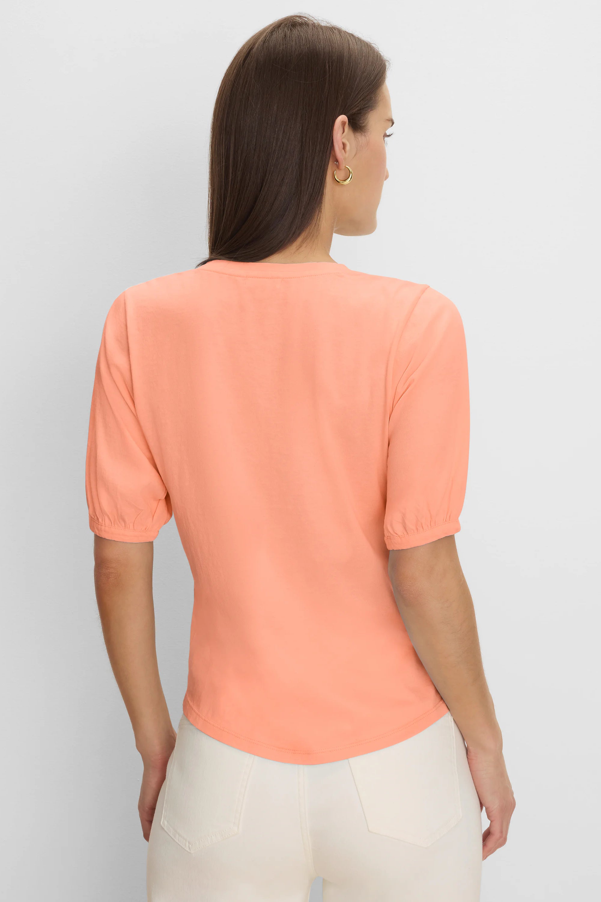 Nzt Elbow Sleeve V-neck Tee in Cly