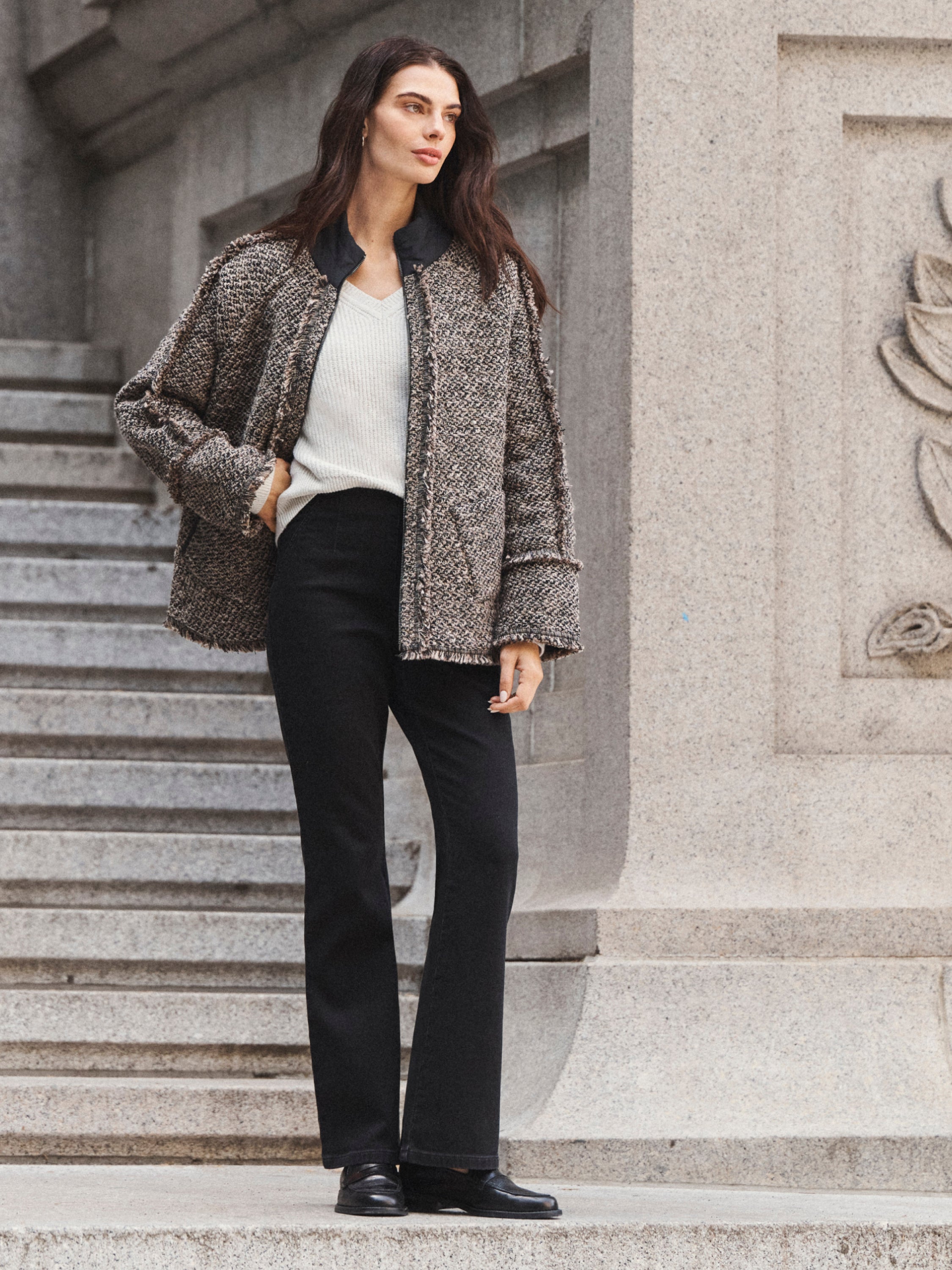 NIC+ZOE Reversible Fringe Mix Coat product