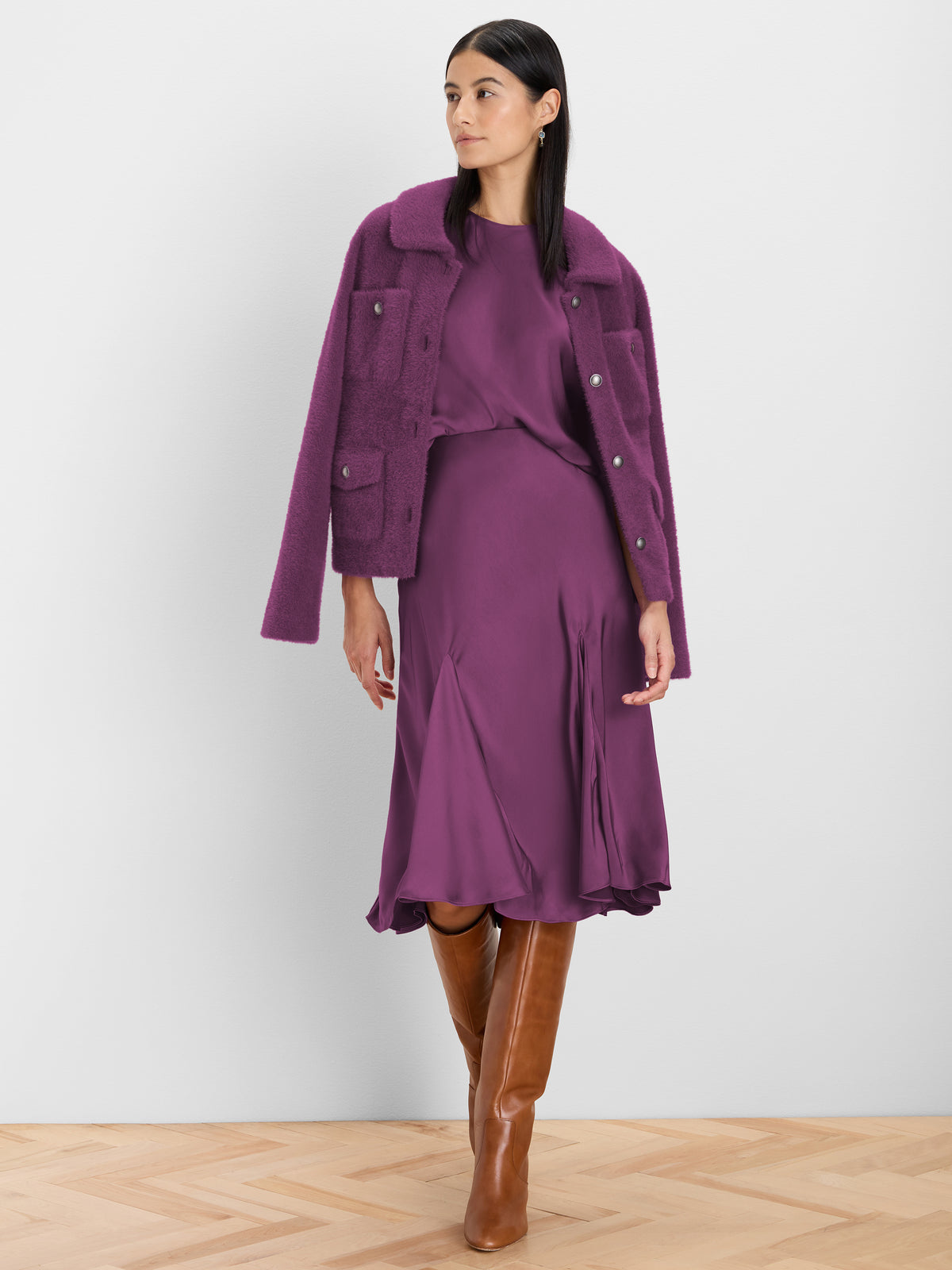 NIC+ZOE Fuzzy Patch Pocket Jacket product