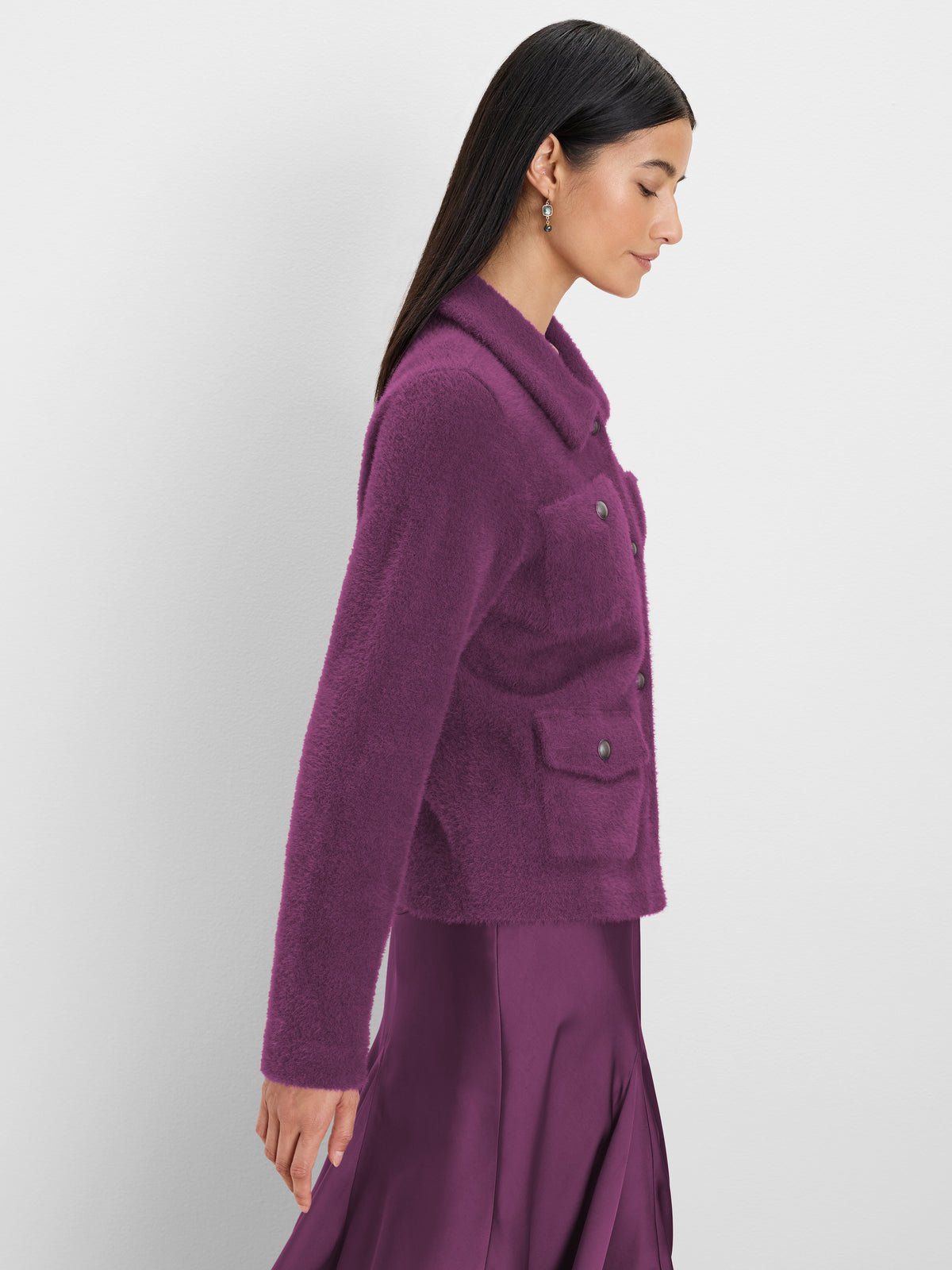 NIC+ZOE Fuzzy Patch Pocket Jacket product