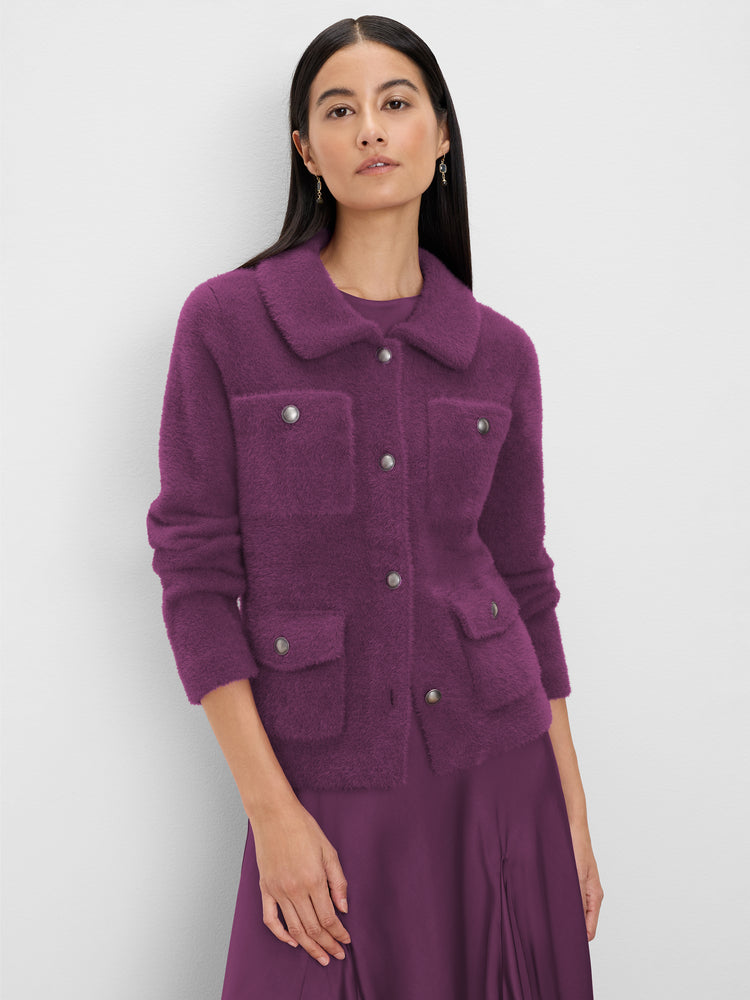 NIC+ZOE Fuzzy Patch Pocket Jacket product