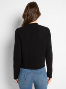 Knit Bomber Jacket in Blx