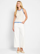 Coastline Knit Tank in Cem