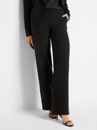 31" Stretch Knit Lenox Wide-leg Pant in Blx
