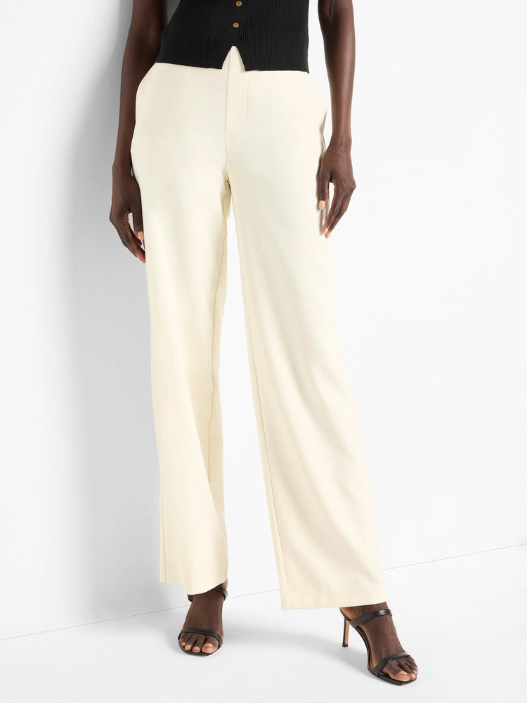 31" Stretch Knit Lenox Wide-leg Pant in Cns