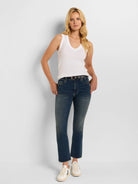 26" Boardwalk Demi-boot Jeans in Aeg