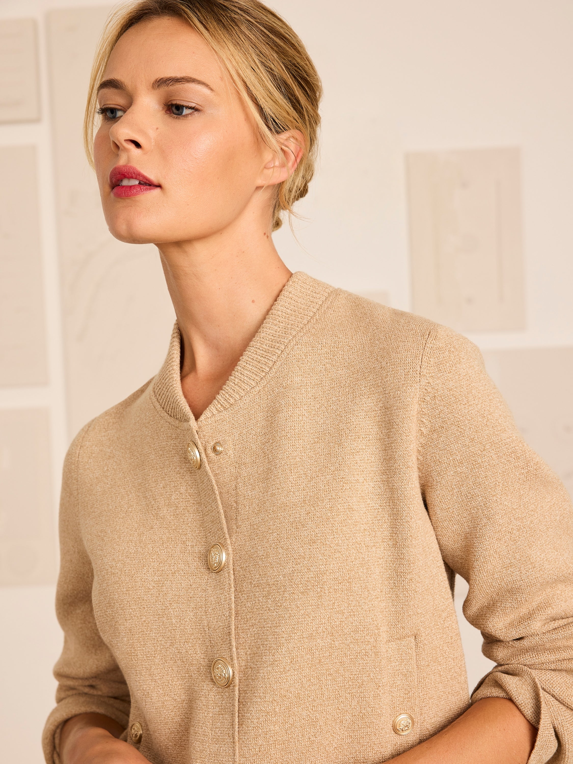 NIC+ZOE Knit Bomber Snap Jacket product