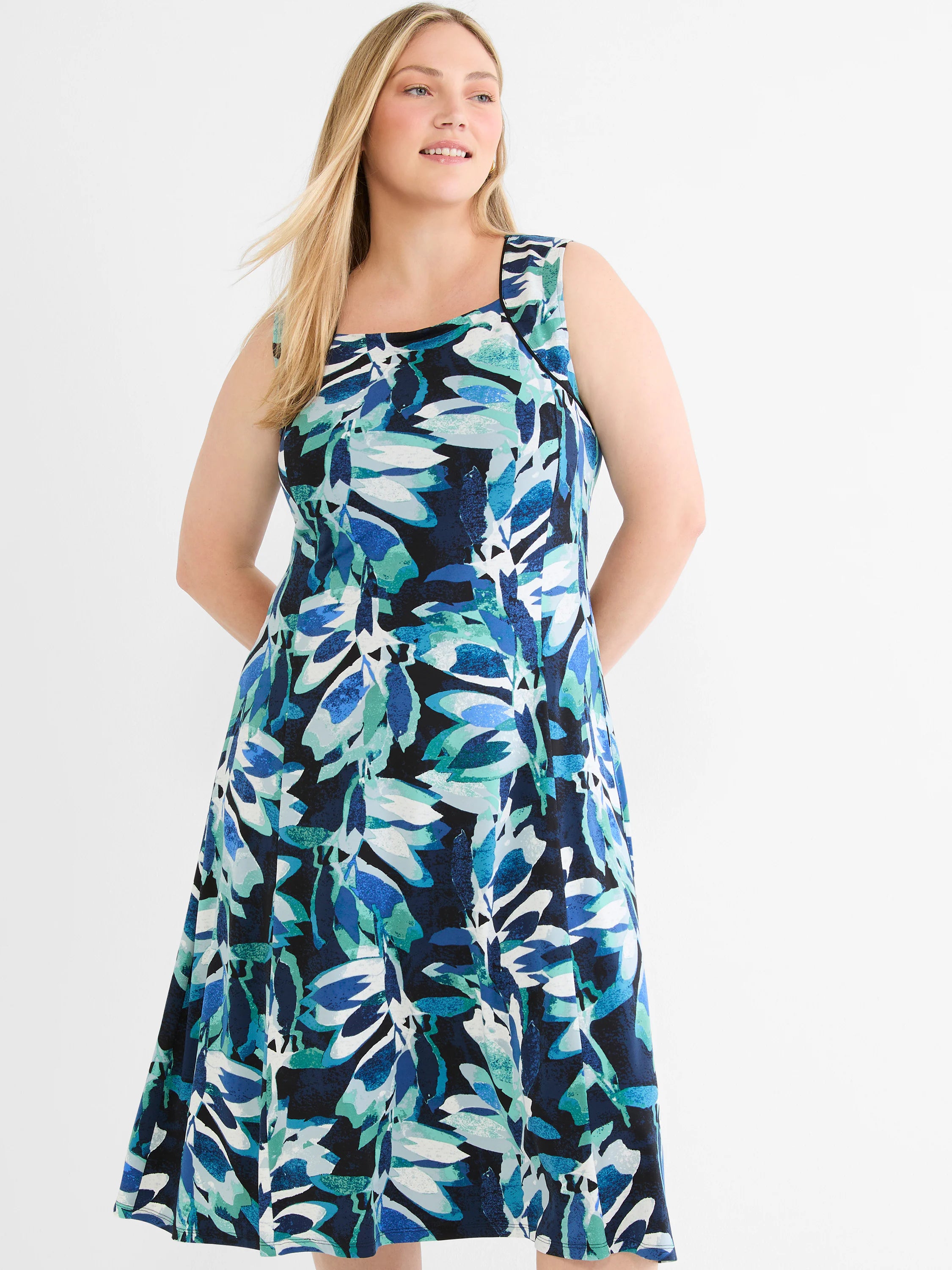 Giverny Knit Blanche Dress in Gri