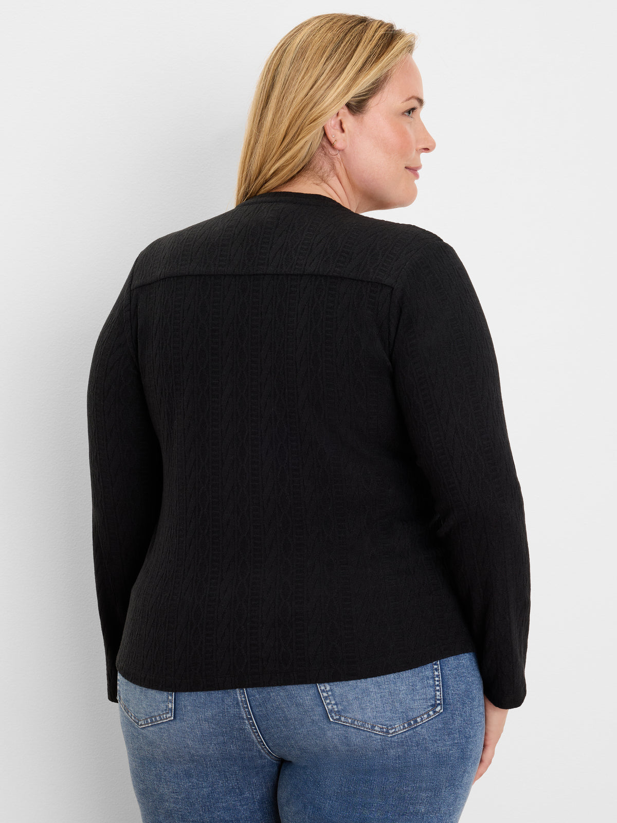 NIC+ZOE Cozy Cable Split Neck Top product