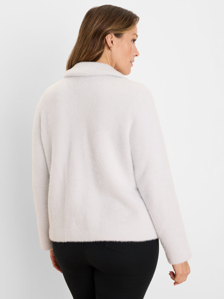 NIC+ZOE Fuzzy Patch Pocket Jacket product