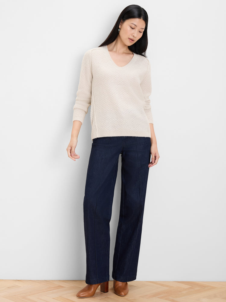 NIC+ZOE Femme Tuck V-Neck Sweater product