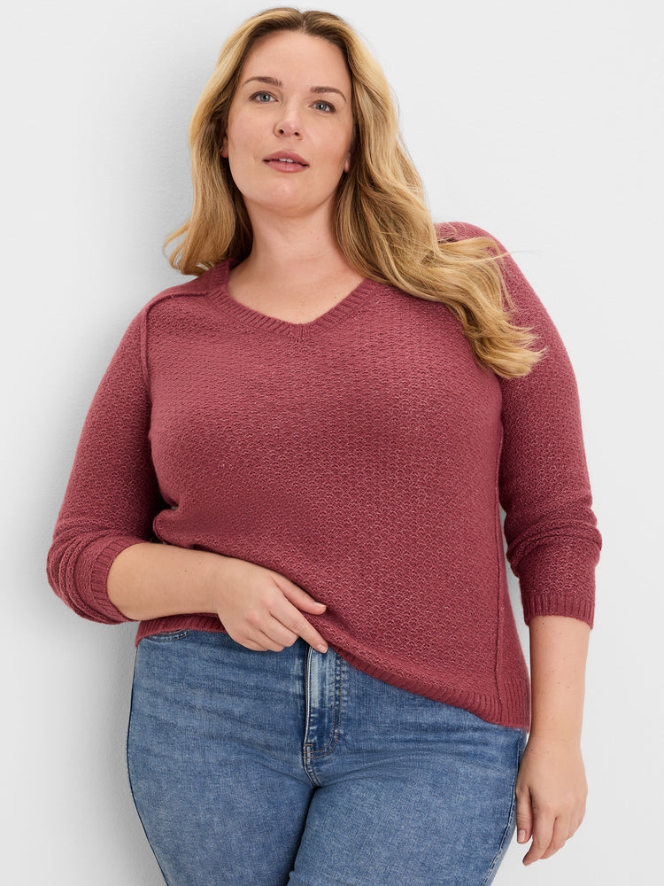 NIC+ZOE Femme Tuck V-Neck Sweater product