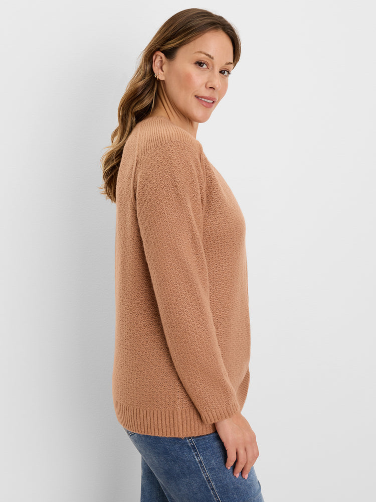 NIC+ZOE Femme Tuck V-Neck Sweater product