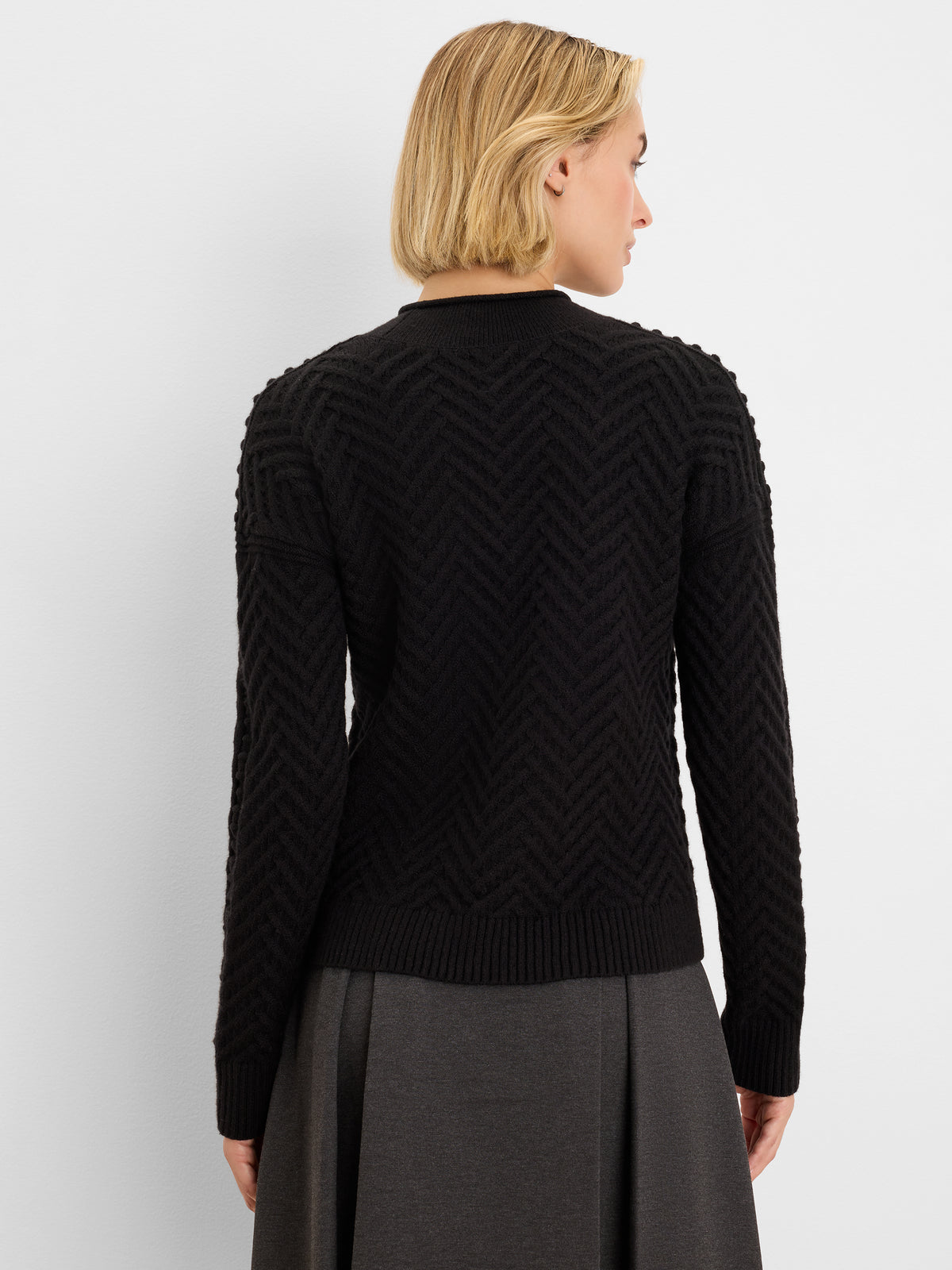 NIC+ZOE Roll Neck Weave Sweater product