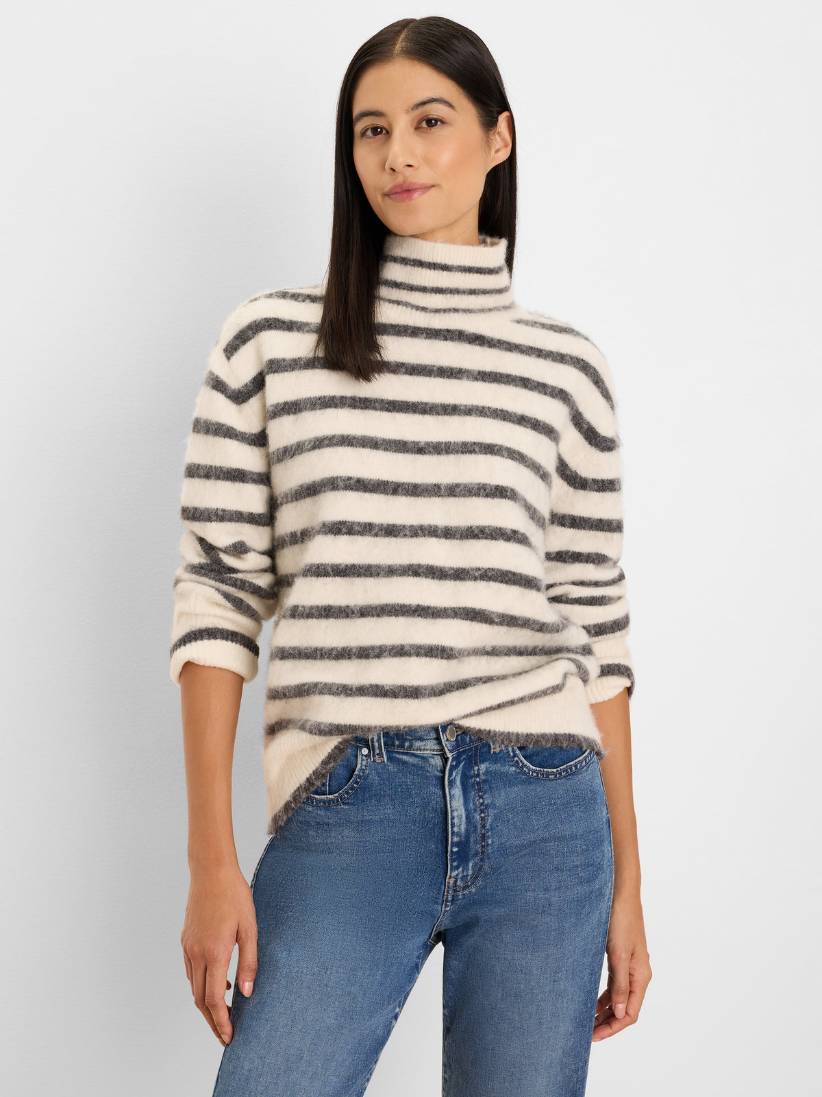 NIC+ZOE Brushed Stripe Sweater product