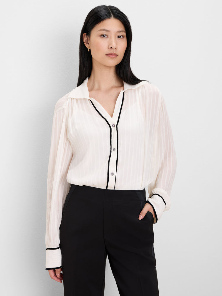 NIC+ZOE Velvet Trim Shirt product