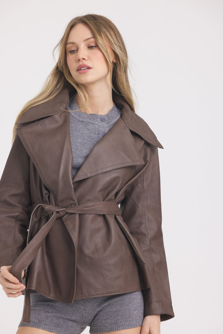 JKT JKT - Celine Patina Leather Trench product