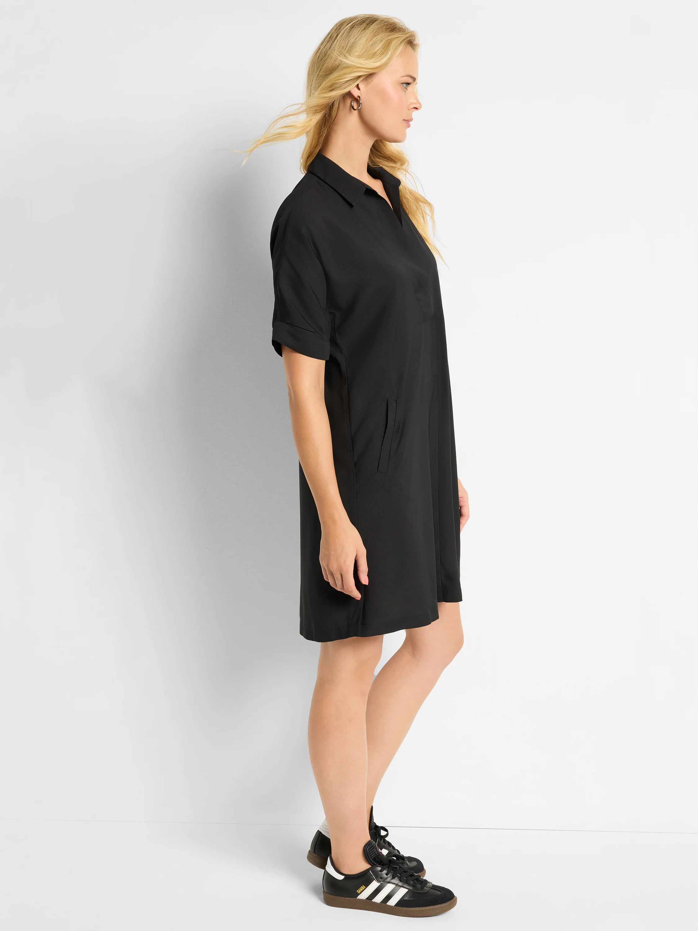 (取寄) ニックゾー レディース ポリッシュ デボン ドレス NIC+ZOE women Polished Devon Dress Black Onyx 1 Polished Devon Dress