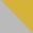 Smooth, matte diagonal blend of rich gold and light gray.