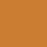 Smooth, solid, earthy rust orange.