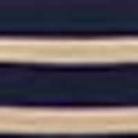 Smooth, horizontal stripes: very dark navy blue and light cream.