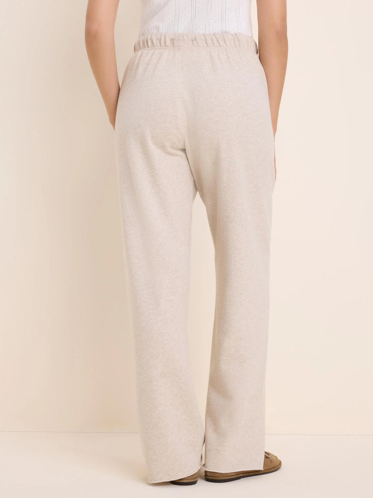 Charli Cotton Terry Pant in Oat