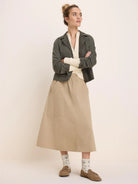 Baby Cord Shirt Jacket in Bia