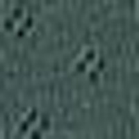 Dark muted teal fabric, finely woven with three small, darker, stylized knot patterns.