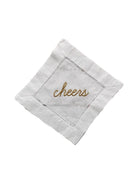 Dot & Army Cheers! Cocktail Coasters in Wht