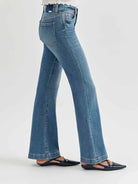 Daze The Heartbreaker Mid Rise Flare in Mws