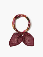 Chan Luu Floral Printed Bandana in Pur