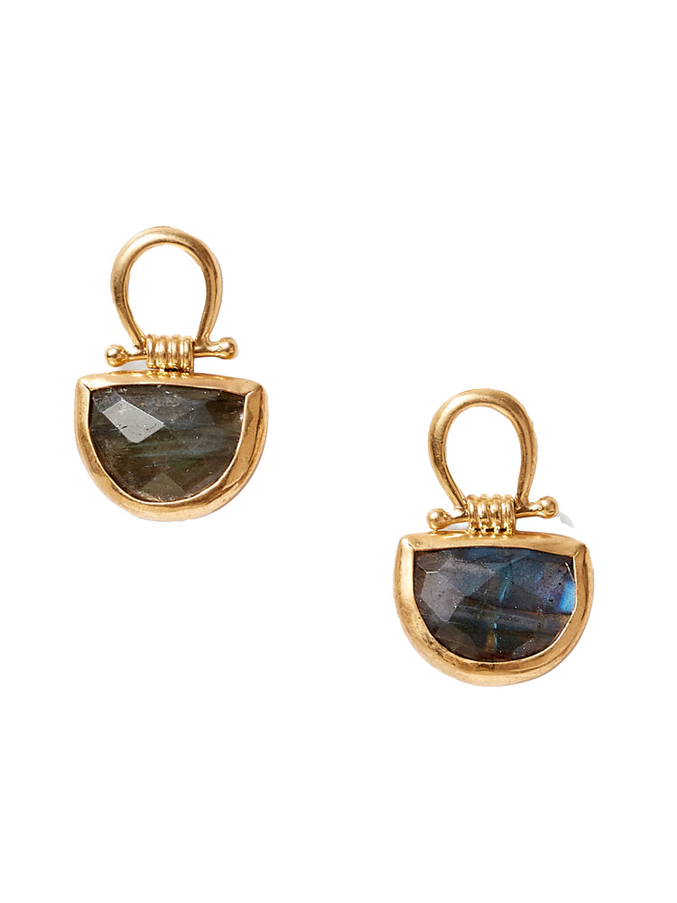 Chan Luu Labradorite Post Earrings in Lab