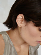 Chan Luu Chain Earrings With Stones in Mlt