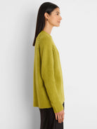 Gold Label Cashmere Blend V-neck Sweater in Fer