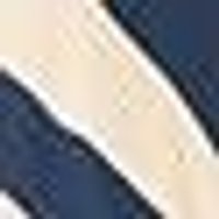 Cream and navy blue diagonal stripes with a soft, woven fabric texture.