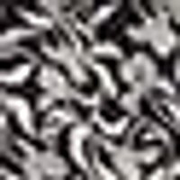 Textured fabric with an irregular, flecked pattern in shades of black, white, and grey.