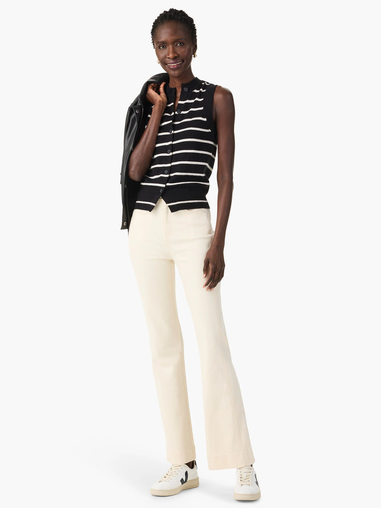 Striped Essential Sweater Vest in Blm