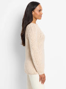 Femme Cable Sweater in Nog