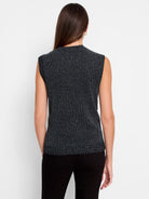 Pixel Knit Vest in Gri