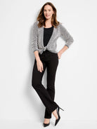Pixel Knit 4-way Cardigan in Cem