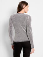 Pixel Knit 4-way Cardigan in Cem