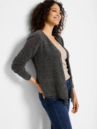 Pixel Knit 4-way Cardigan in Num