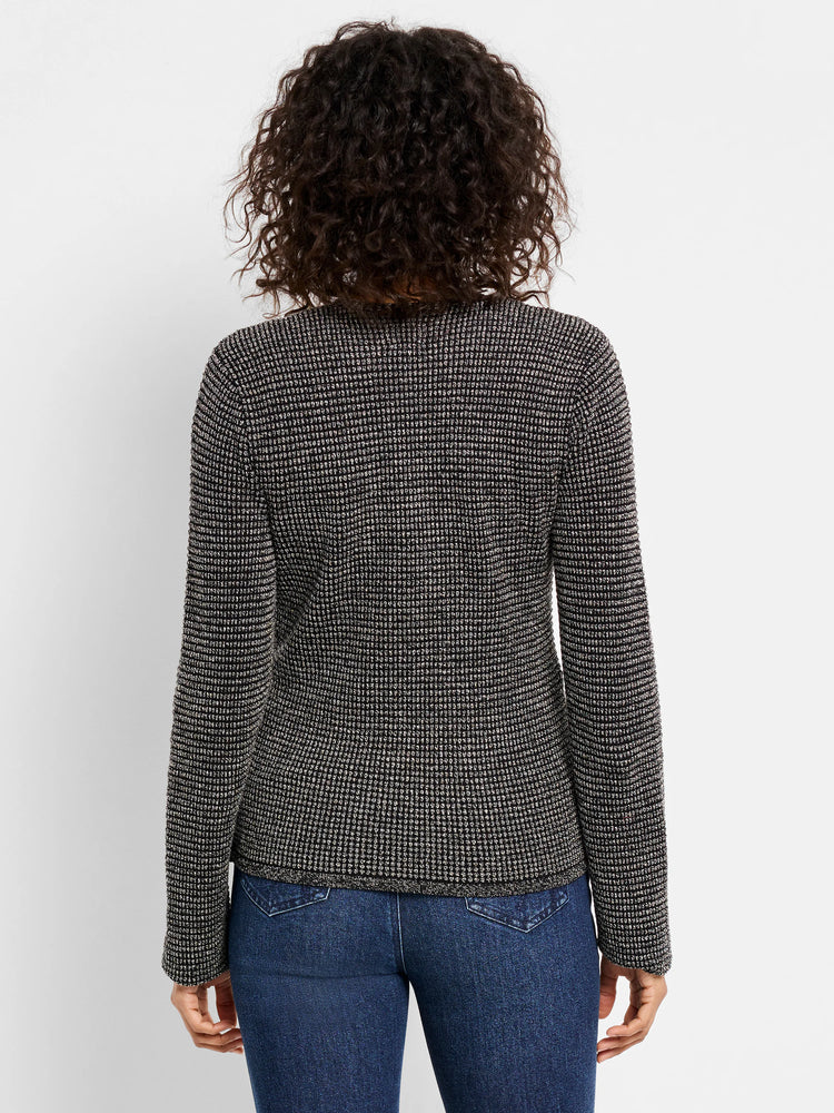 Pixel Knit 4-way Cardigan in Num