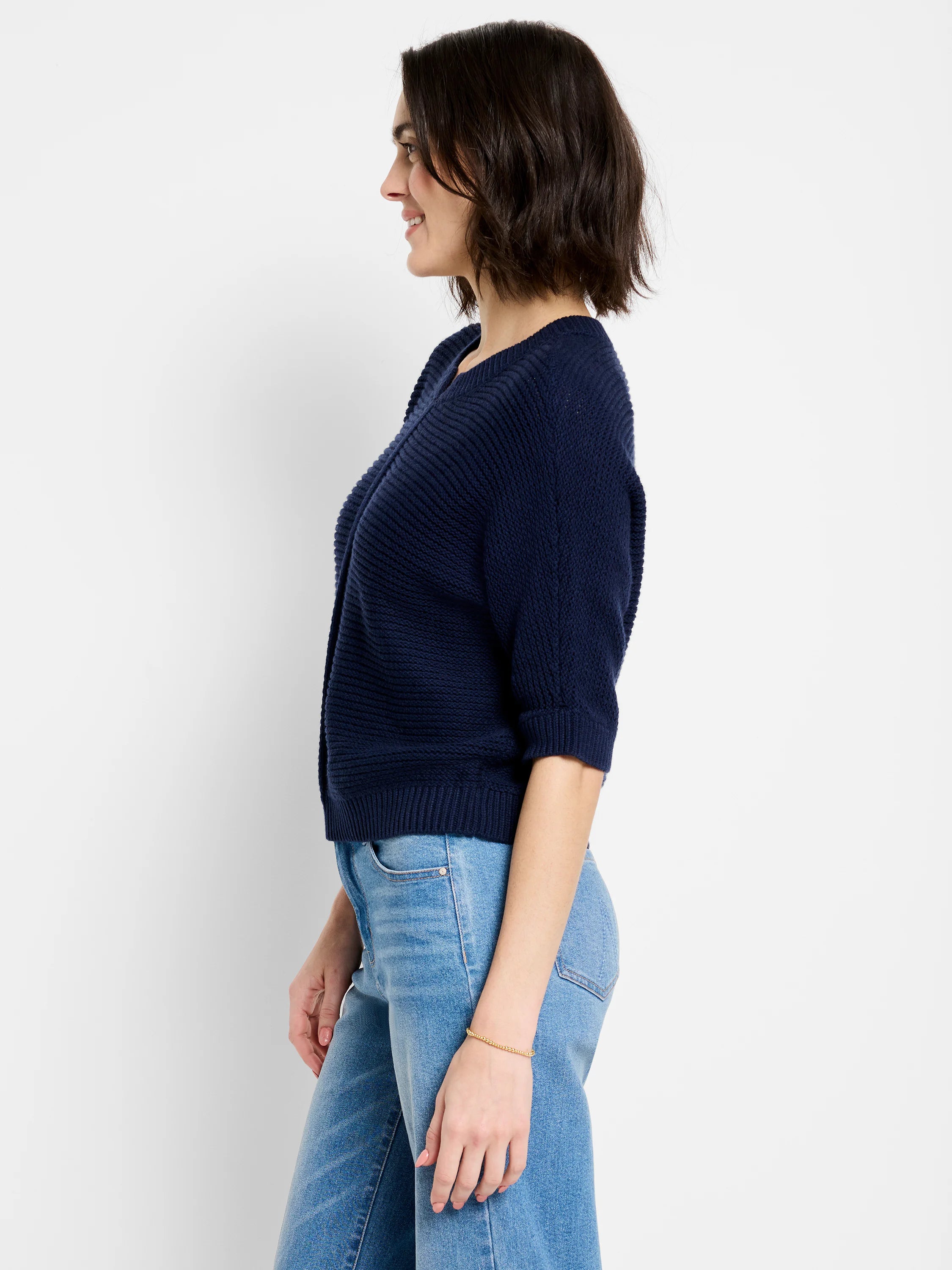 Easy Texture Sweater in Did