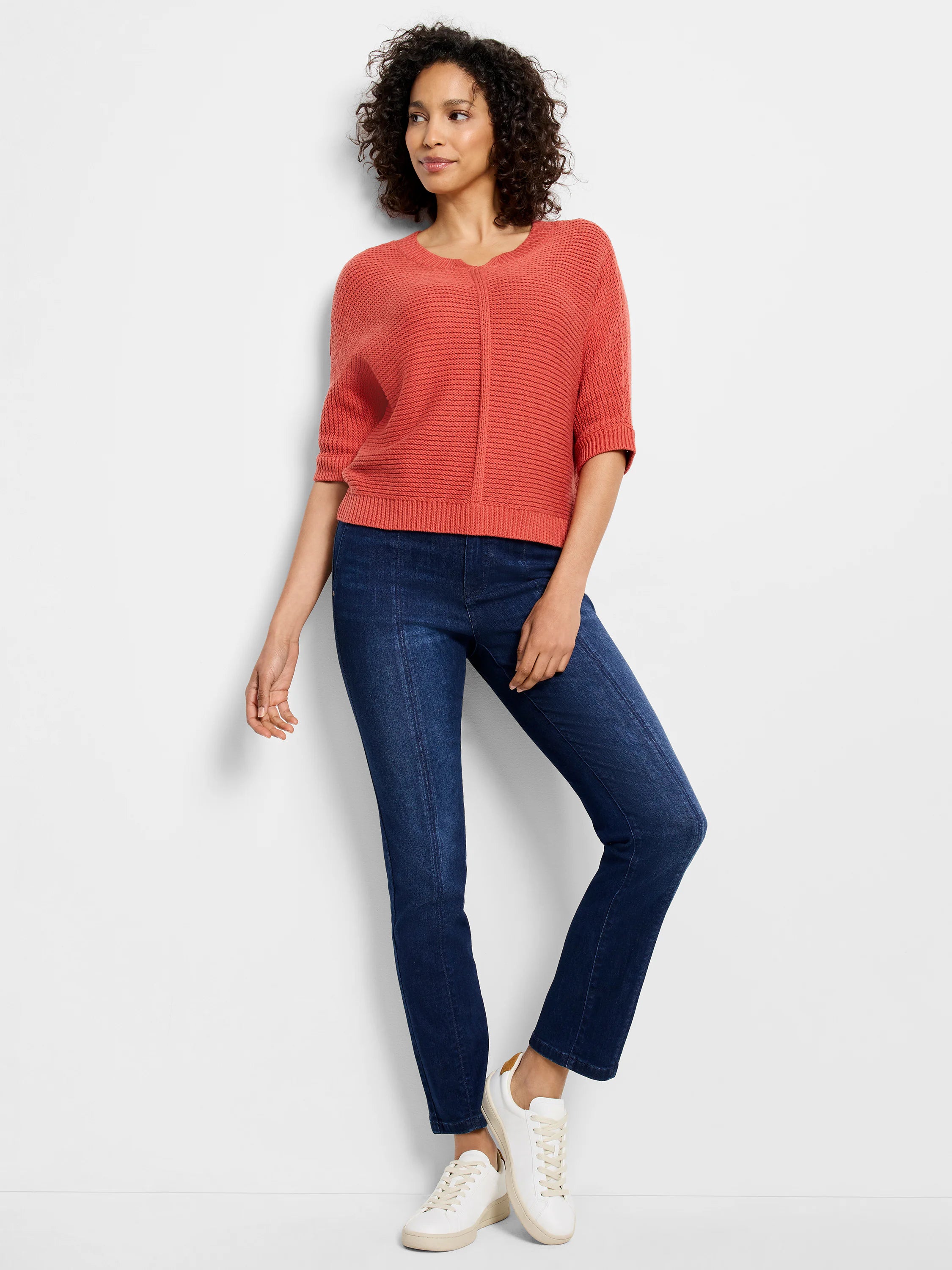 Easy Texture Sweater in Tnd