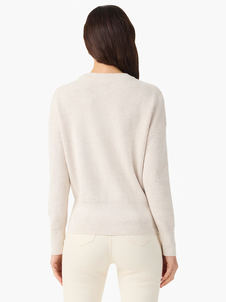 Stitched Crew Sweater in Clc